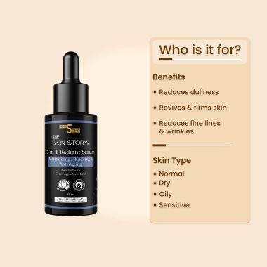 The Skin Story: 5 in 1 Radiant Serum - 40ml