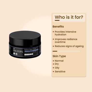 The Skin Story: Radiant Night Cream - 45gm