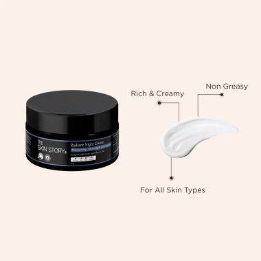 The Skin Story: Radiant Night Cream - 45gm