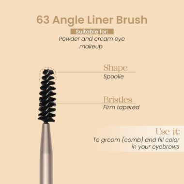 Milagro Beauty: Angle Liner / Spoolie Brush 63