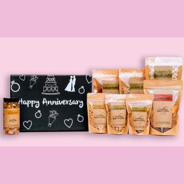 Foodcloud: Happy Anniversary Treats Hamper - Pack of 8