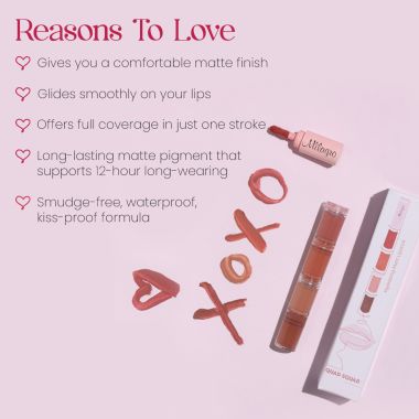 Milagro Beauty: Quad Squad 2.0 4-in-1 Liquid Matte Lipstick