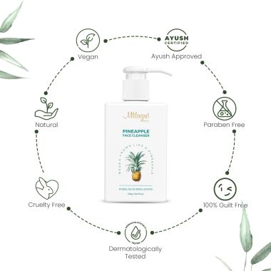 Milagro Beauty: Pineapple Face Cleanser - 120gm