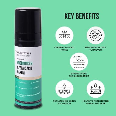 Dr. Sheth's: Probiotics & Azelaic Acid Serum - 30ml