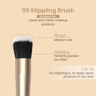 Milagro Beauty: Stippling Brush 09