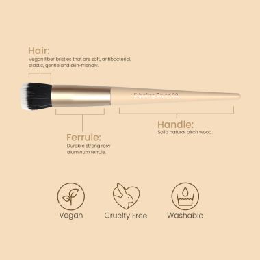 Milagro Beauty: Stippling Brush 09