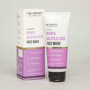 Dr. Sheth's: Neem & Salicylic Acid Face Wash - 100gm