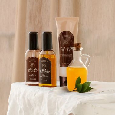 Skinfood: Argan Oil Silk Plus Hair Essence - 100ml