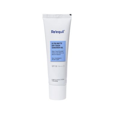 Reequil: Ultra Matte Dry Touch Sunscreen Gel SPF 50 PA++++ - 50gm