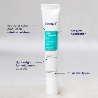 Reequil: AHA BHA Acne Clarifying Gel - 20gm