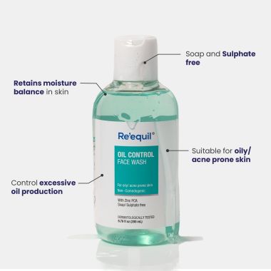 Reequil: Oil Control & Anti Acne Face Wash - 200ml