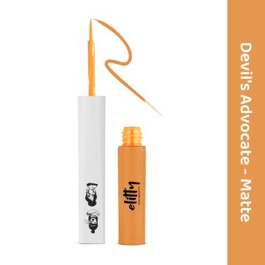 Elitty Beauty: Eye Gotta Feeling Devil's Advocate-Orange - Pop Eyeliner Matte