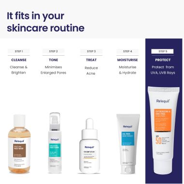 Reequil: Oxybenzone Free Sunscreen Spf 50 - 50gm