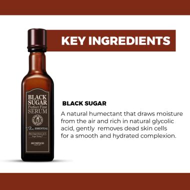 Skinfood: Black Sugar Perfect First Serum The Essential - 120ml