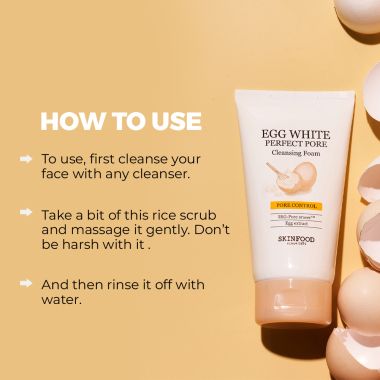 Skinfood: Egg White Perfect Pore Cleansing Foam - 150ml