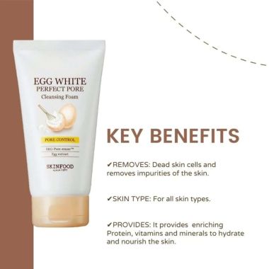Skinfood: Egg White Perfect Pore Cleansing Foam - 150ml