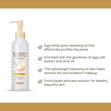 Skinfood: Egg White Perfect Pore Cleansing Oil - 200ml