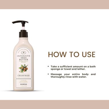 Skinfood: Intensive Shea Butter Cream Wash - 355ml