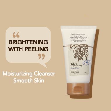 Skinfood: Rice Daily Brightening Scrub Foam - 150ml