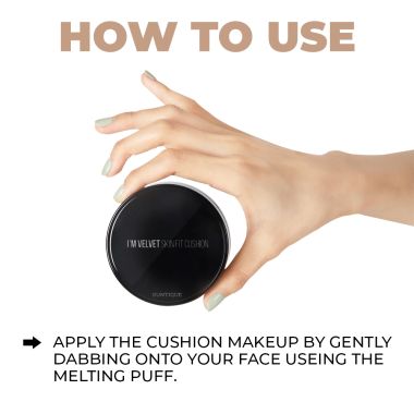 Suntique: I'M Velvet Skin Fit Cushion SPF50+ PA++++ - 12gm