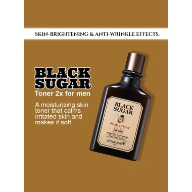 Skinfood: Black Sugar Perfect Toner 2X For Men - 180ml