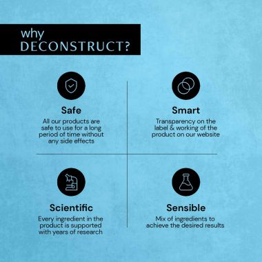 Deconstruct Skincare: Smoothing Hair Serum 1% Squalane & 0.4% Hyaluronic Acid Complex - 100ml