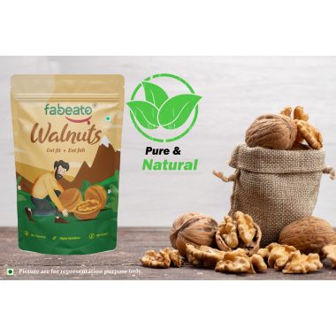 Fabeato: Special Offer -Natural Premium California Walnut Kernels - 200gm