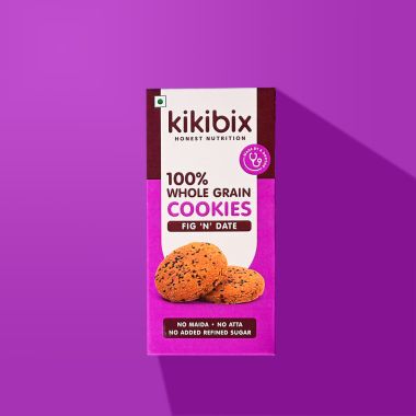 Kikibix: Fig N Date Cookies- 260 gm (Pack of 2)