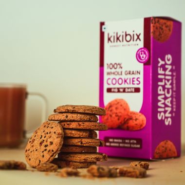 Kikibix: Fig N Date Cookies- 260 gm (Pack of 2)
