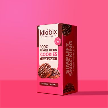 Kikibix: Ragi Mocha Cookies- 260 gm (Pack of 2)