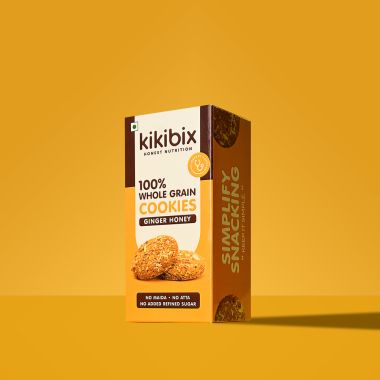 Kikibix: Almond Cashew Cookies - 260 gm (Pack of 2)