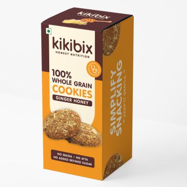 Kikibix: Almond Cashew Cookies - 260 gm (Pack of 2)