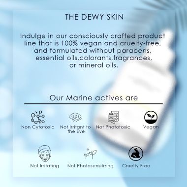 The Dewy Skin: Microalgae Potion Anti-Blemish Face & Lip Serum - 30ml