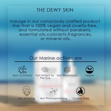 The Dewy Skin: Marine Boost Age Defying Face & Eye Serum - 30ml