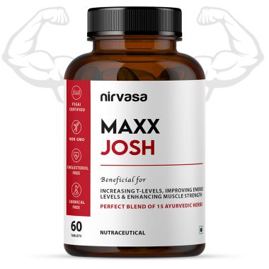Nirvasa: Maxx Josh Testo Tablets - 60 Tablets