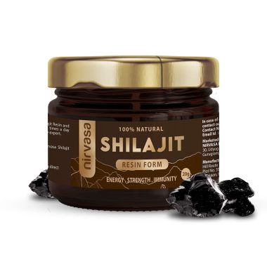 Nirvasa: Pure Shilajit Resin - 20gm