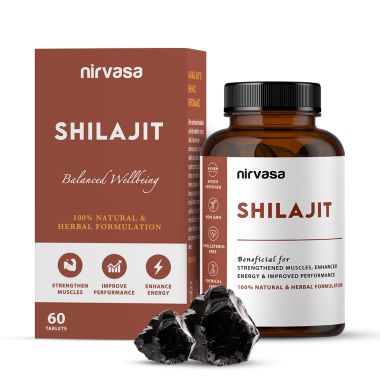 Nirvasa: Shilajit Tablets - 60 Tablets