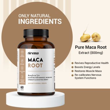 Nirvasa: Maca Root - 60 Tablets