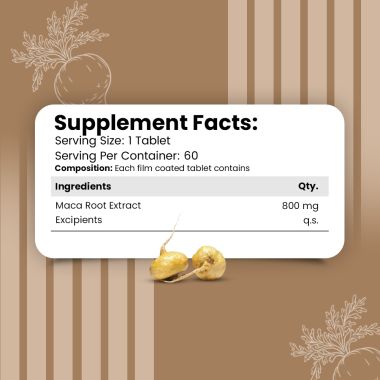 Nirvasa: Maca Root - 60 Tablets