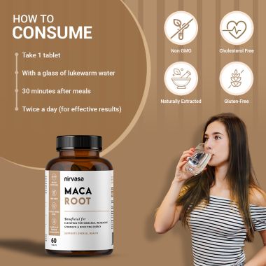 Nirvasa: Maca Root - 60 Tablets