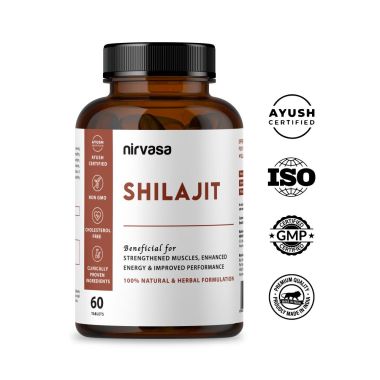 Nirvasa: Shilajit Tablets - 60 Tablets
