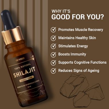 Nirvasa: Pure Shilajit Liquid - 30ml