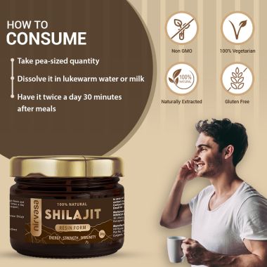 Nirvasa: Pure Shilajit Resin - 20gm