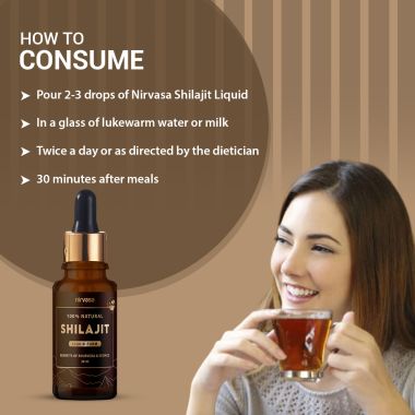 Nirvasa: Pure Shilajit Liquid - 30ml