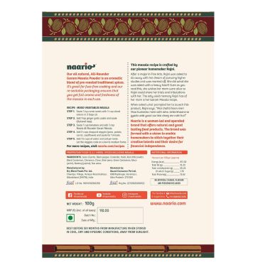 Naario: All-Rounder Garam Masala (Pack of 2) - 200 gm