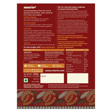 Naario: 9-in-1 Flour Mix - 250 gm