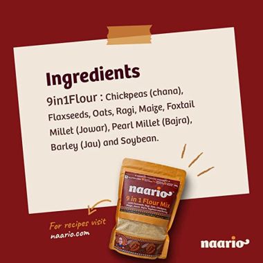 Naario: 9-in-1 Flour Mix - 250 gm