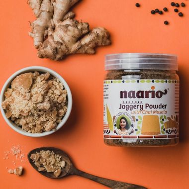Naario: Jaggery Powder with Chai Masala - 200 gm