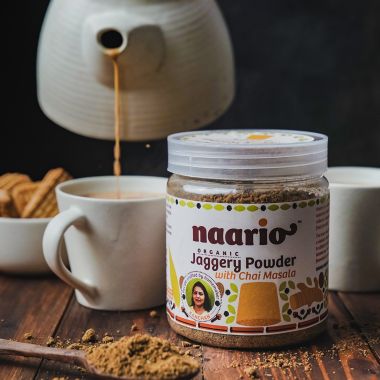 Naario: Jaggery Powder with Chai Masala - 200 gm