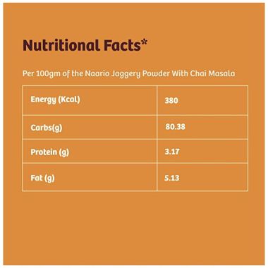 Naario: Jaggery Powder with Chai Masala - 200 gm